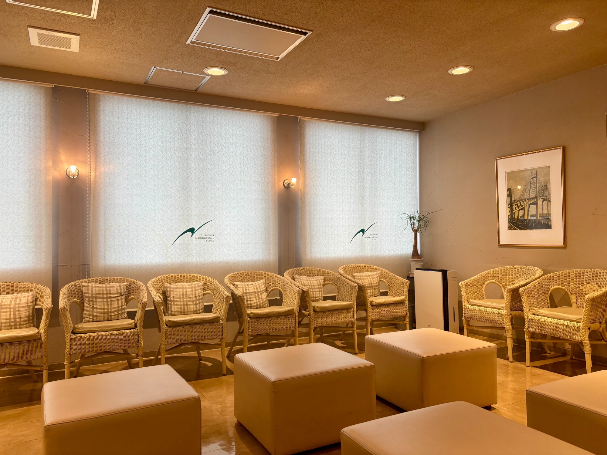 西千葉皮膚科クリニック内観